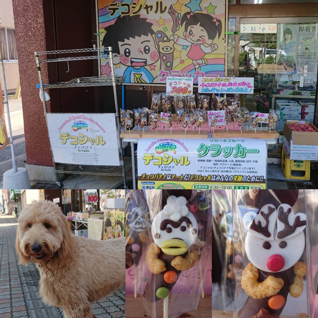 ≪デコシャルチョコバナナ≫
今日は「谷地どんが祭り」
いっぷく君も待ってるよ～️