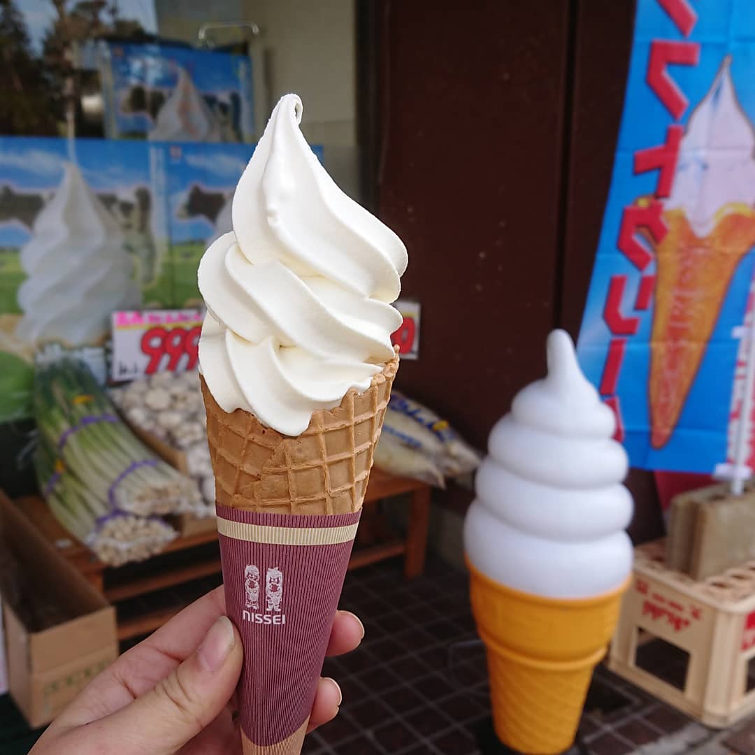 【北海道ソフトクリーム️】
山形なのに北海道～️
ソフトクリームをはじめました～️