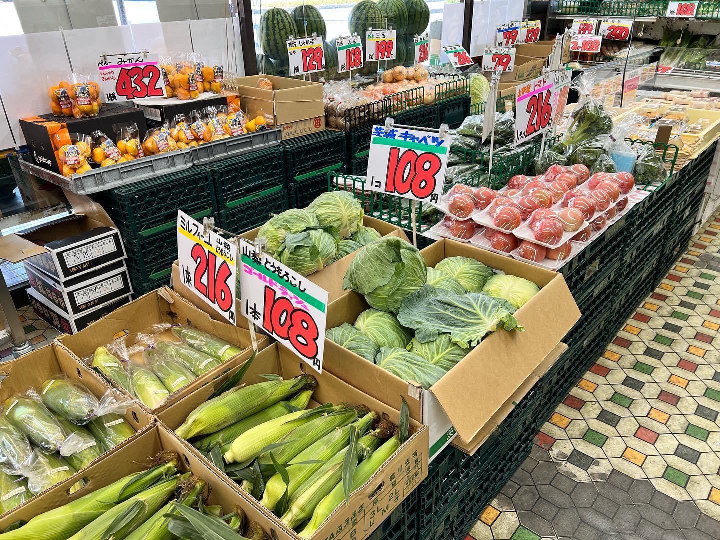 キャベツ1個108円だっけ〜
今頃アップしたけ〜️