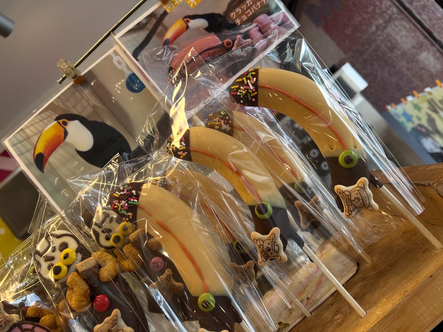 チョコバナナはアートだ。デコシャルはみんなの笑顔のために〜️